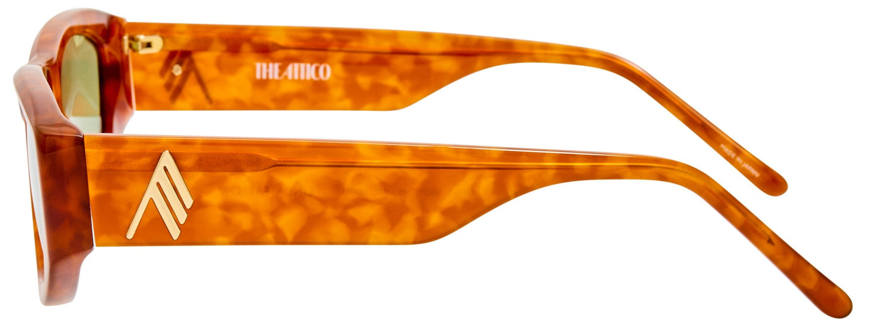 Color_ATTICO80C3SUN - The Attico Maya D-Frame Sunglasses in Tortoise Shell and Green