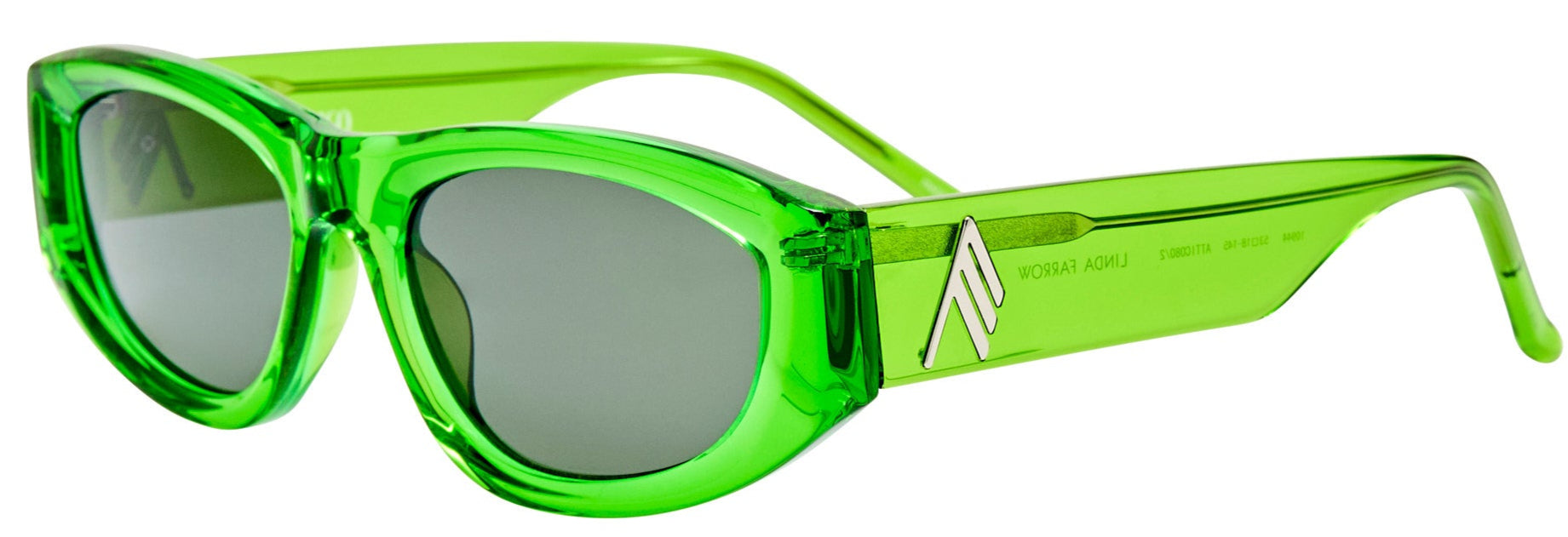 Color_ATTICO80C2SUN - The Attico Maya D-Frame Sunglasses in Green and Green