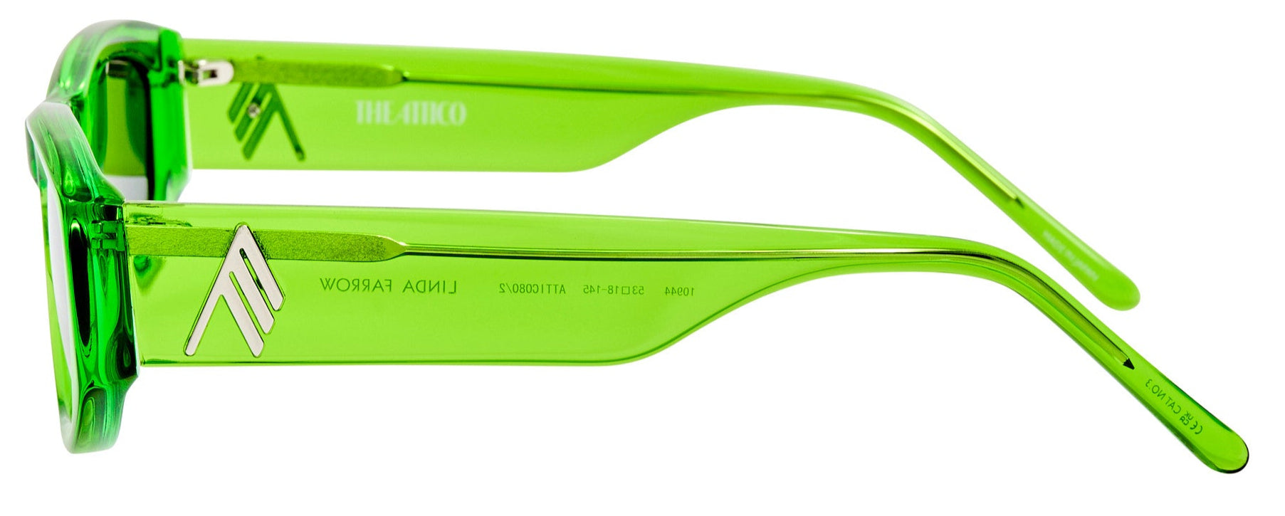 Color_ATTICO80C2SUN - The Attico Maya D-Frame Sunglasses in Green and Green