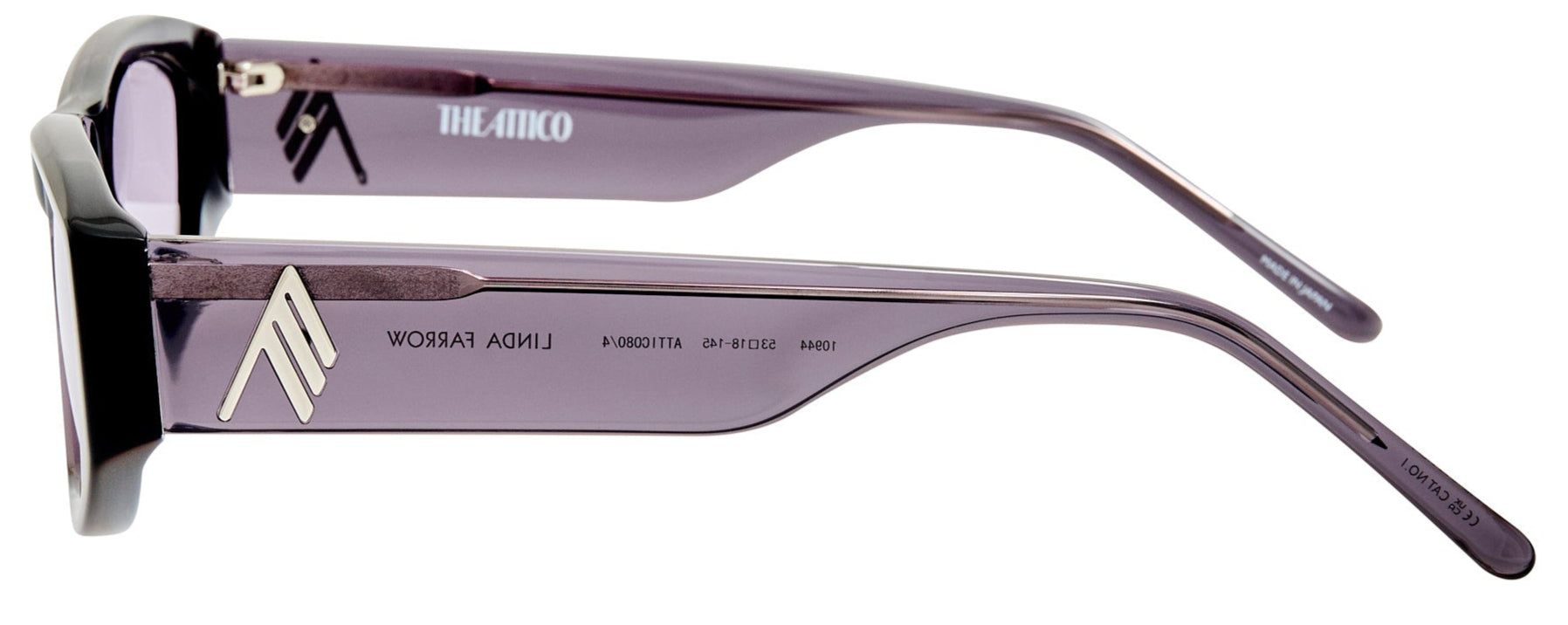 Color_ATTICO80C4SUN - The Attico Maya D-Frame Sunglasses in Purple and Purple