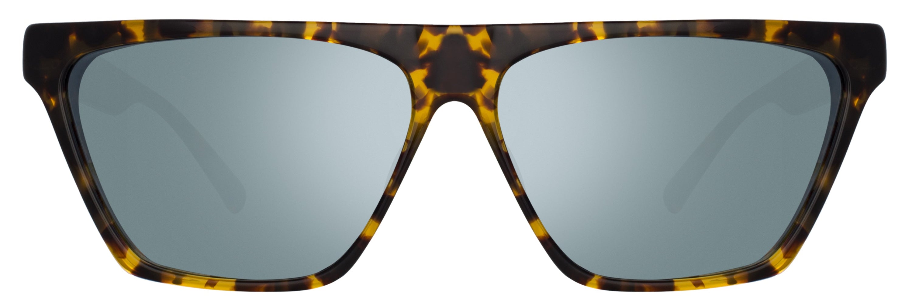 Color_ATTICO19C2SUN - The Attico Erin Flat Top Sunglasses in Tortoiseshell and Green
