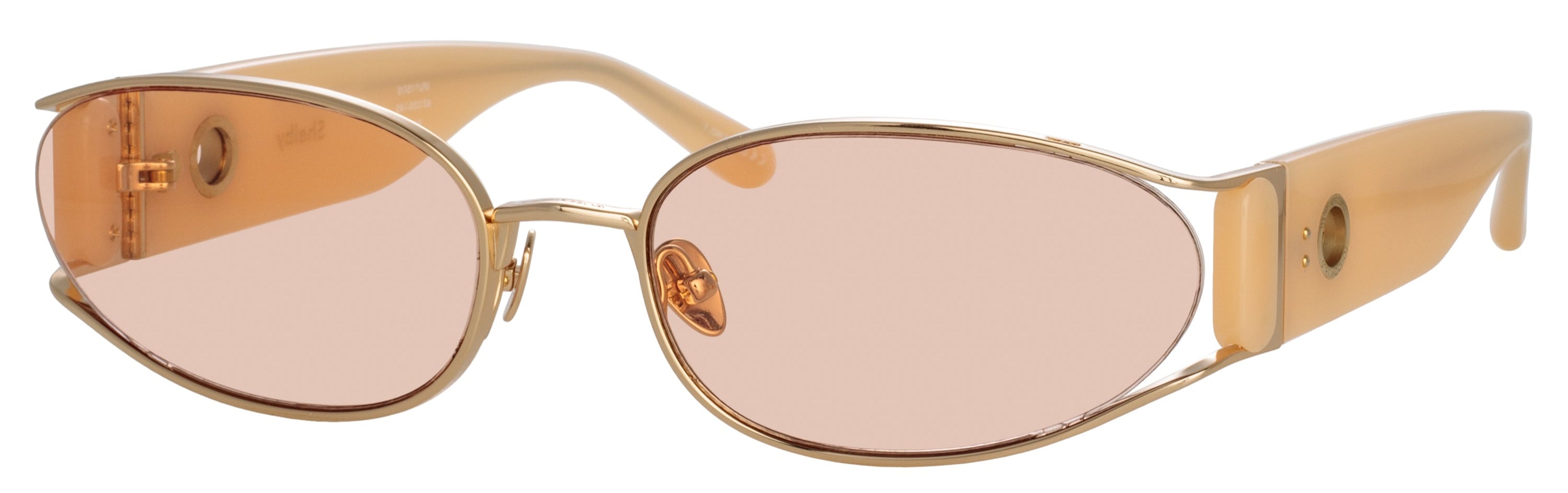 Color_LFL1157C5SUN - Shelby Cat Eye Sunglasses in Peach