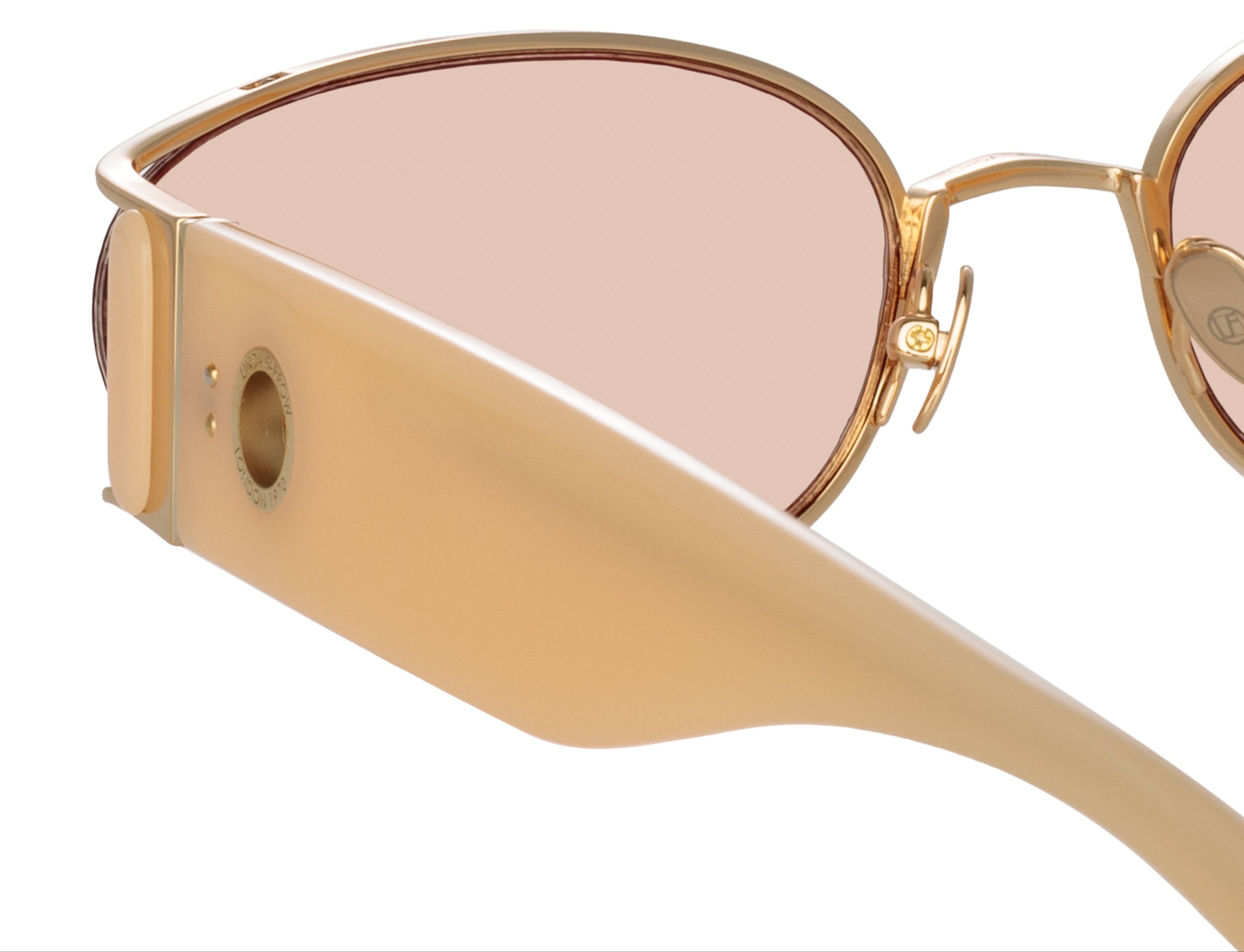 Color_LFL1157C5SUN - Shelby Cat Eye Sunglasses in Peach