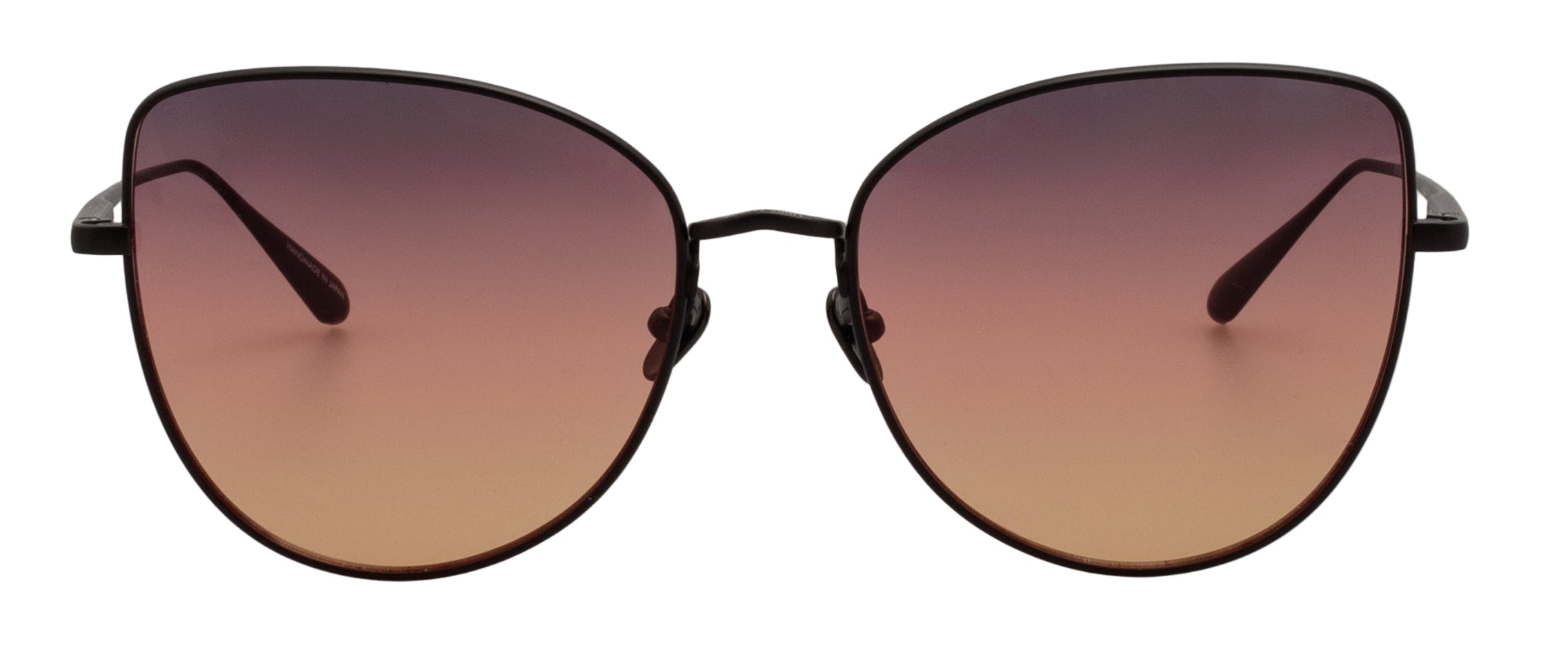 Color_LFL1336C10SUN - Eloise Cat Eye Sunglasses in Matt Nickel and Sunset