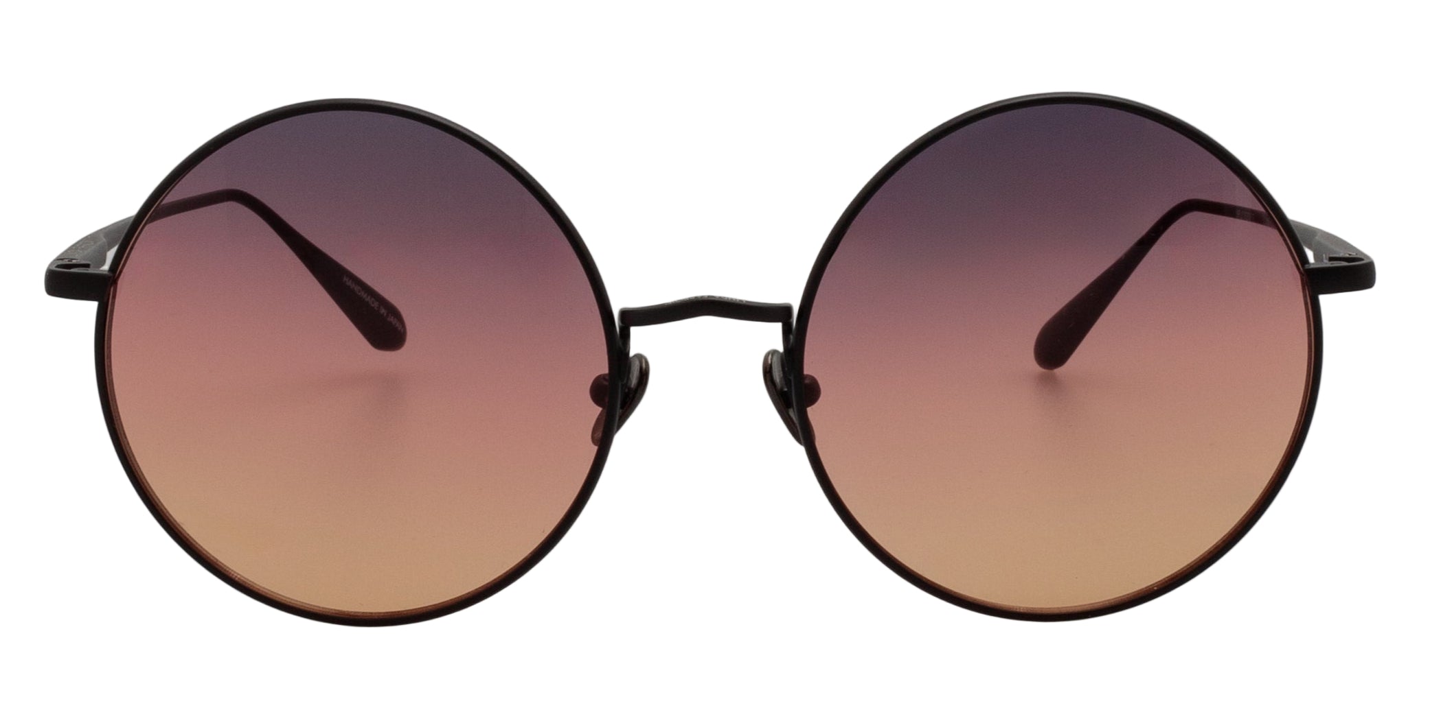 Color_LFL1333C13SUN - Bea Round Sunglasses in Matt Nickel and Sunset