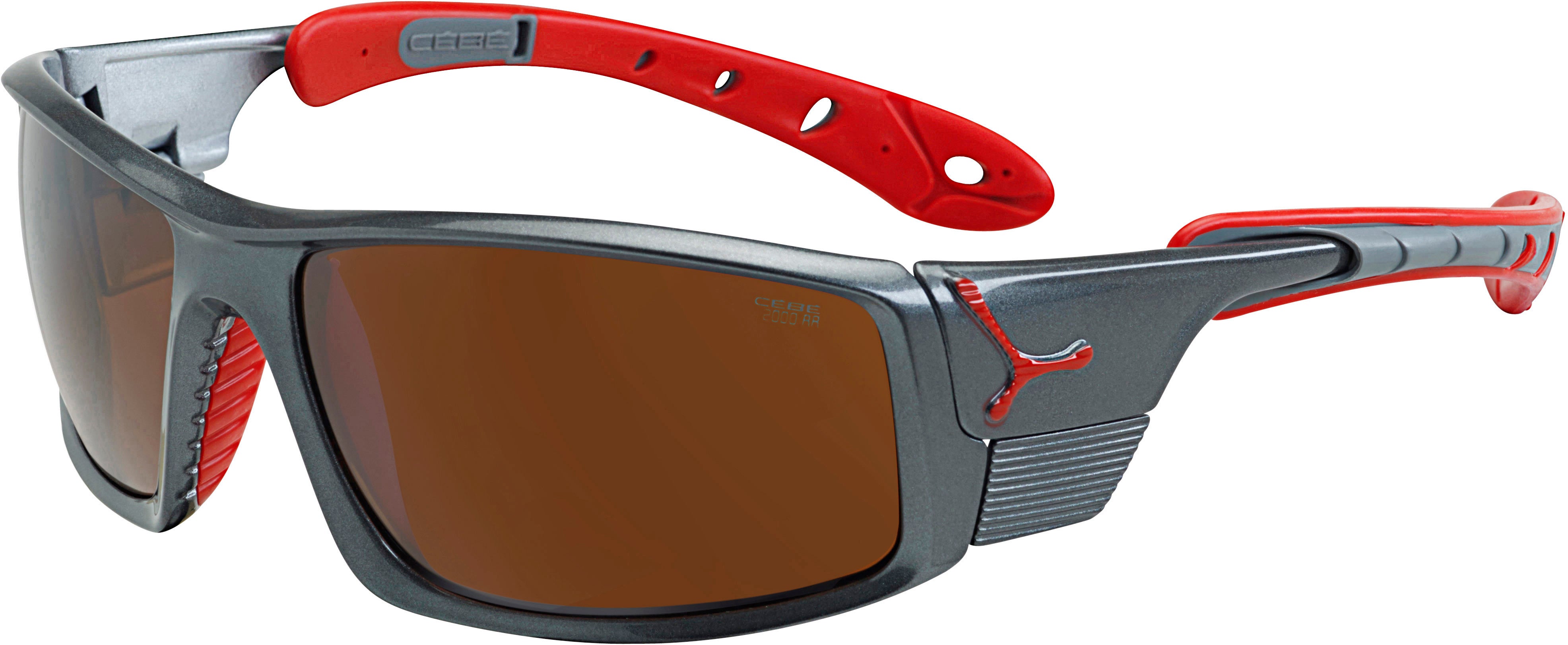 Color_Shiny Grey Red - 2000 Brown PC AR AF Silver Flash Mirror Cat.4 ( CBICE80002 )