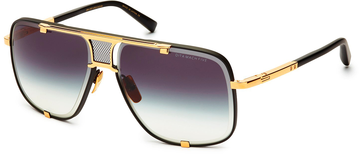 Color_Black - Yellow Gold / Dark Grey - Matte - AR ( DRX-2087-A-BLCK-GLD-64 )