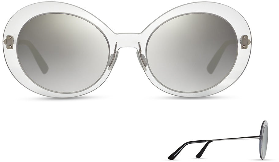 Color_CRS-00063 - Archive 1993 (6558-CLR)-Matte Clear w/Silver Mirror