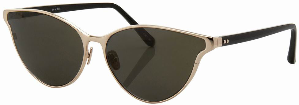 Color_Light Gold & Black Cateye Sunglass (LFL162C1SUN)
