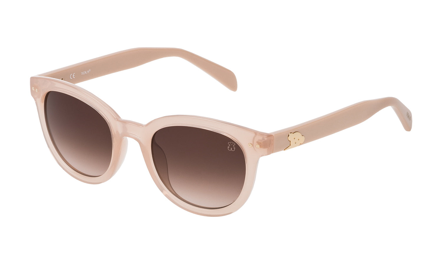 Color_02AR - Shiny Opaline Pale Pink - Brown Gradient