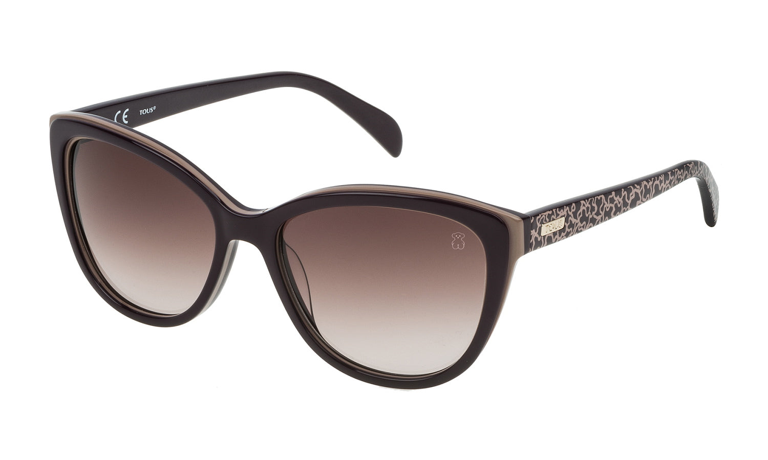 Color_06XF - Plum Purple + Brown Layered - Brown Gradient