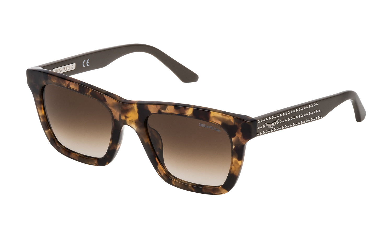 Color_07D7 - Green Havana / Shiny Brown - Brown Gradient