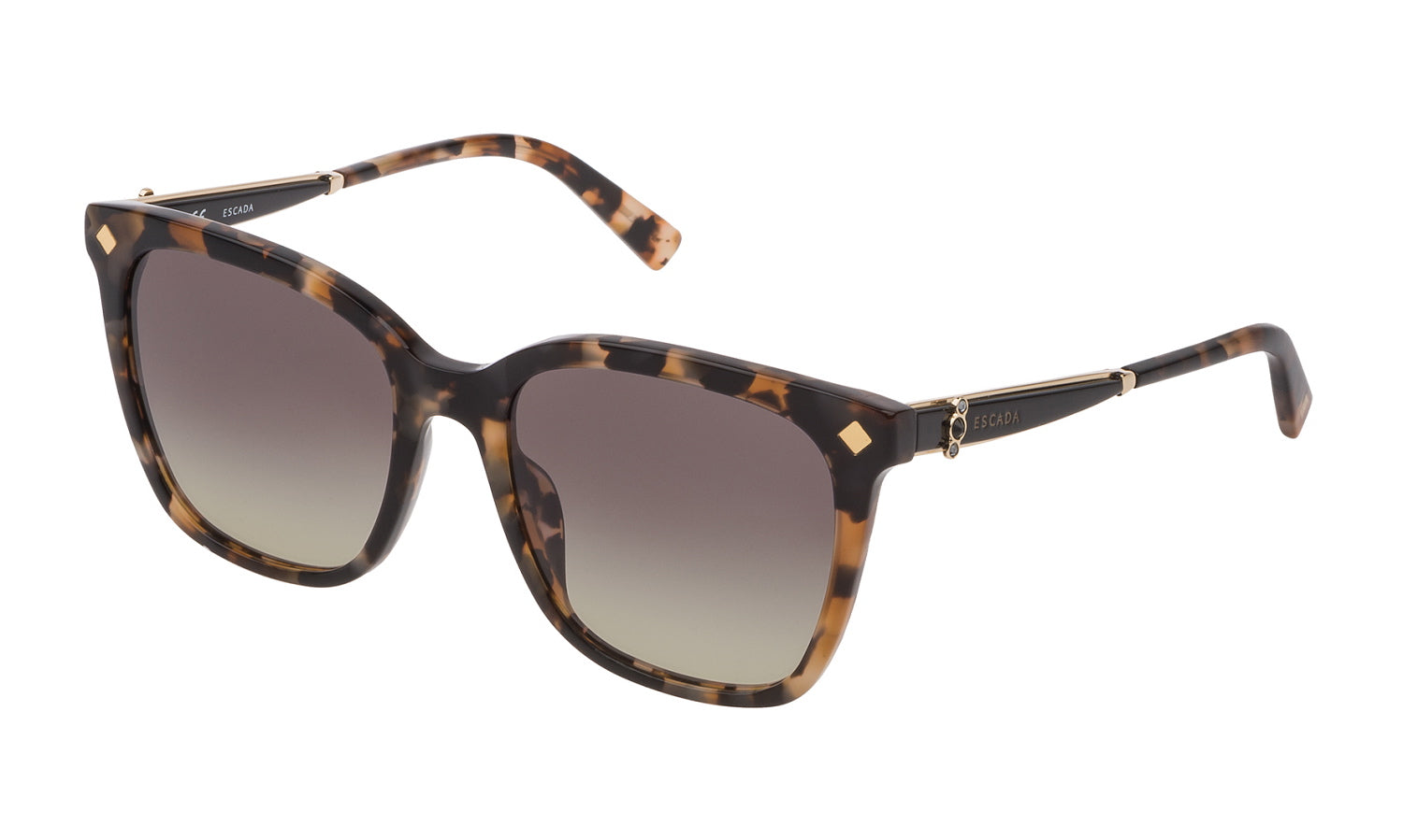 Color_0KHA - Shiny Khaki Havana - Smoke Gradient Yellow