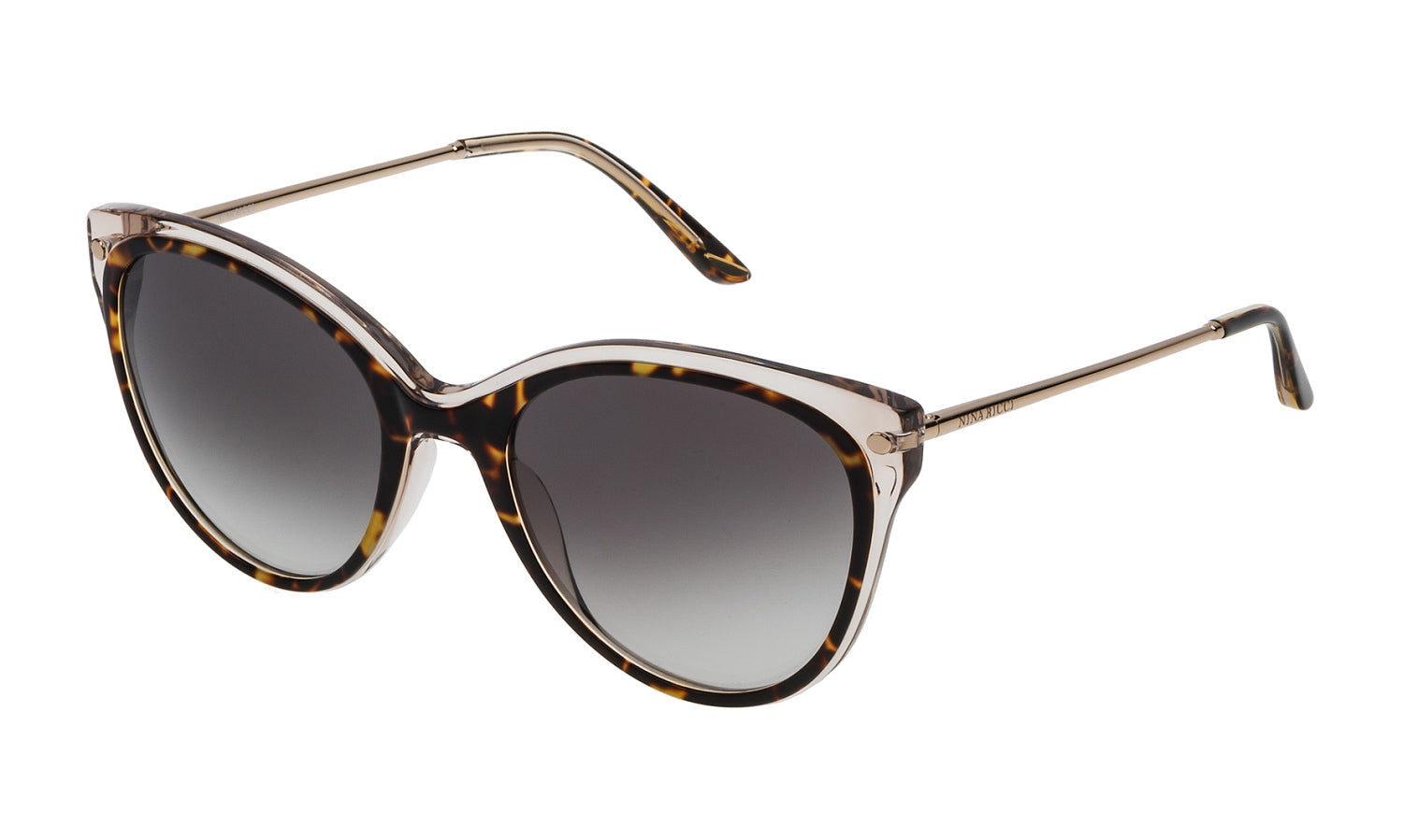 Color_07UX - Brown / Beige Havana - Smoke Gradient