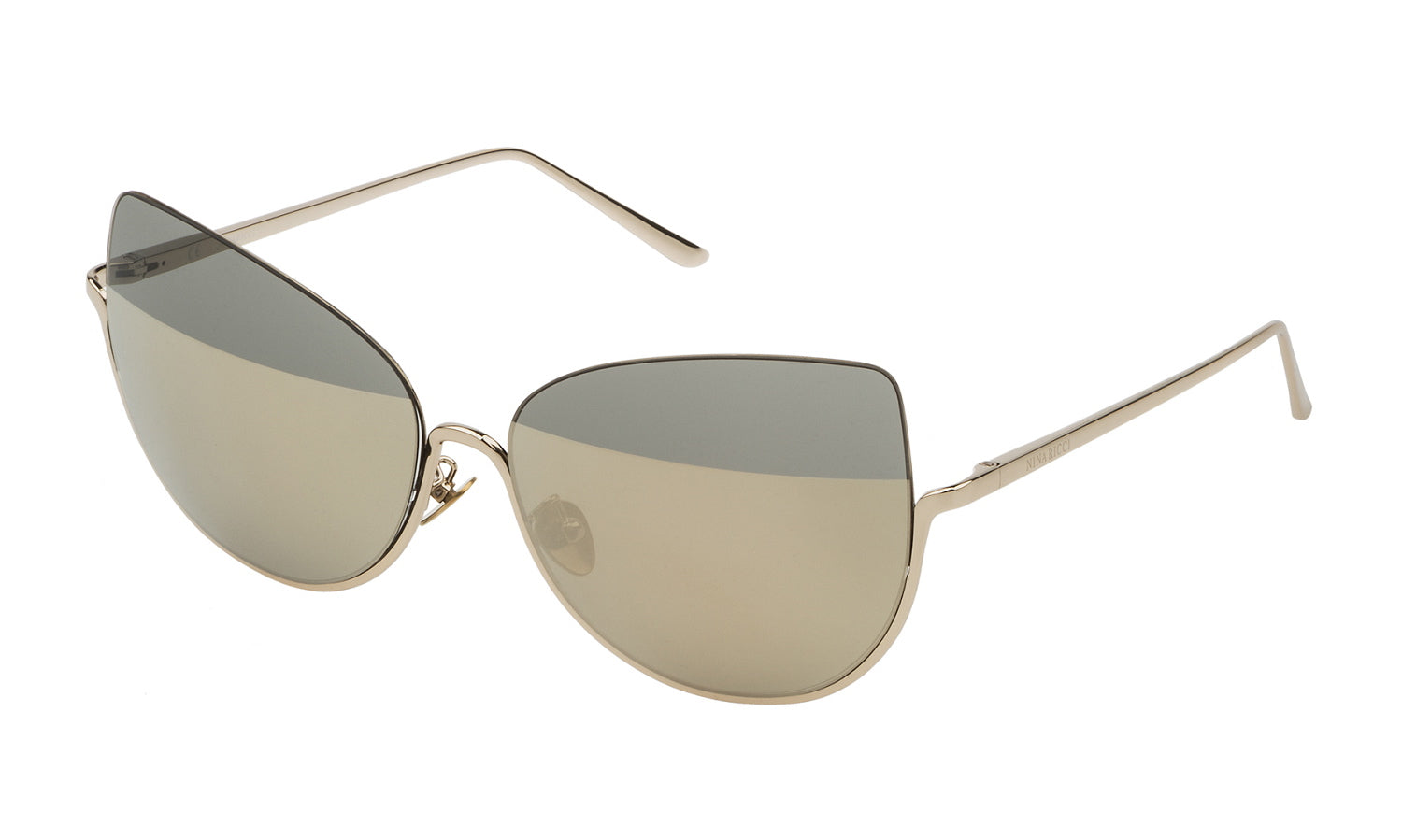 Color_8H2G - Shiny Light Gold - Smoke Mirror Silver Shield