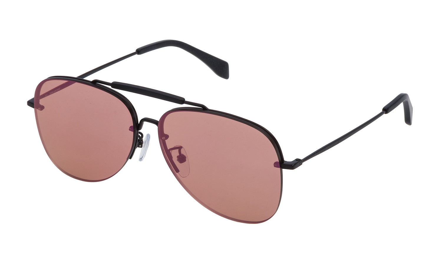 Color_530R - Shiny Black - Brown / Mirror Pink