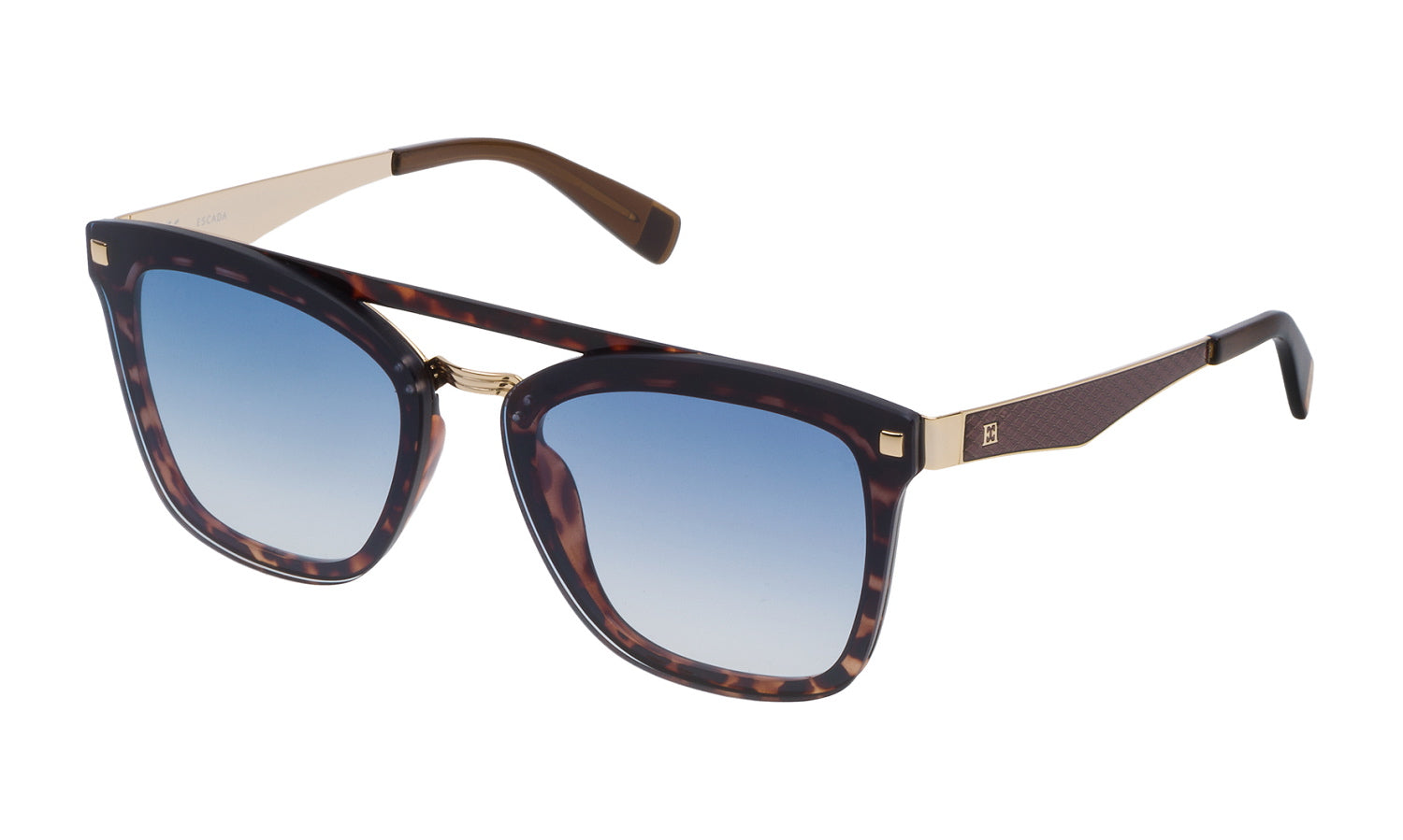 Color_0781 - Shiny Brown Havana - Blue Gradient