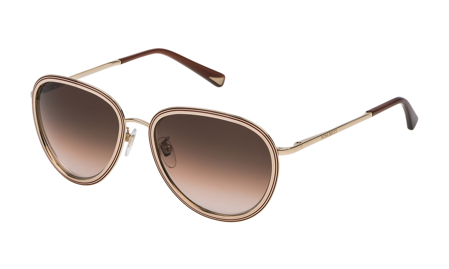 Color_0323 - Shiny Rose Gold - Brown Gradient