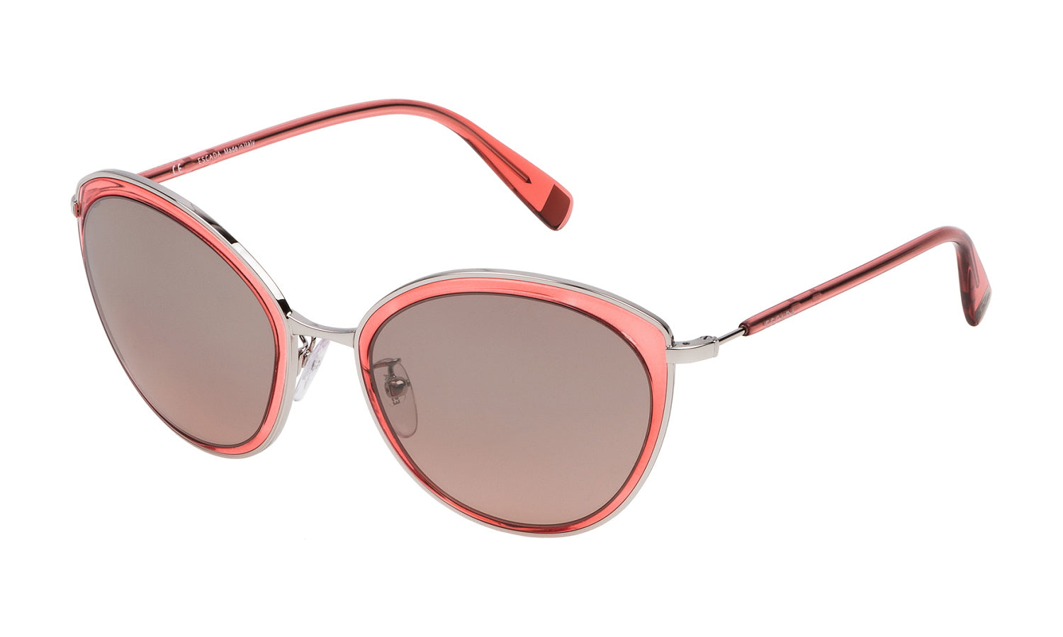 Color_6M5X - Shiny Trasp.Peach - Pink / Deg.Mirror Silver