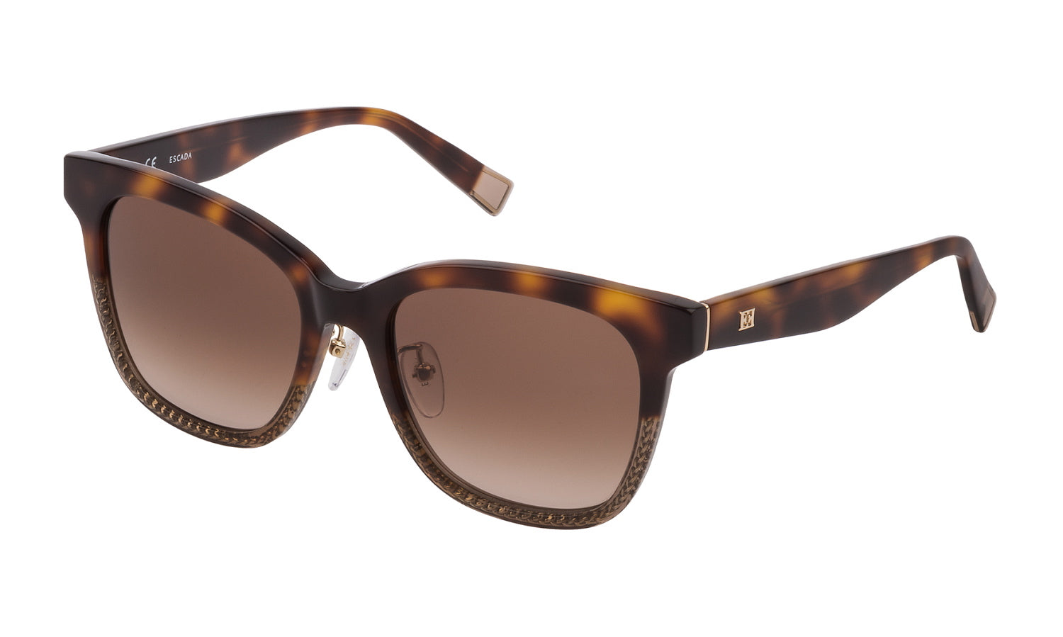 Color_097B - Beige / Dark Havana - Brown Gradient