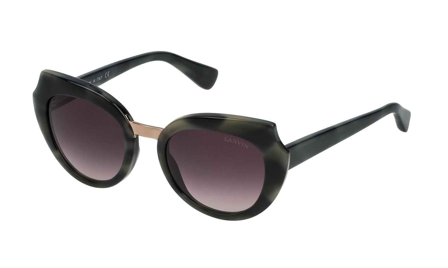 Color_096N - Shiny Grey Havana - Brown Gradient Brown