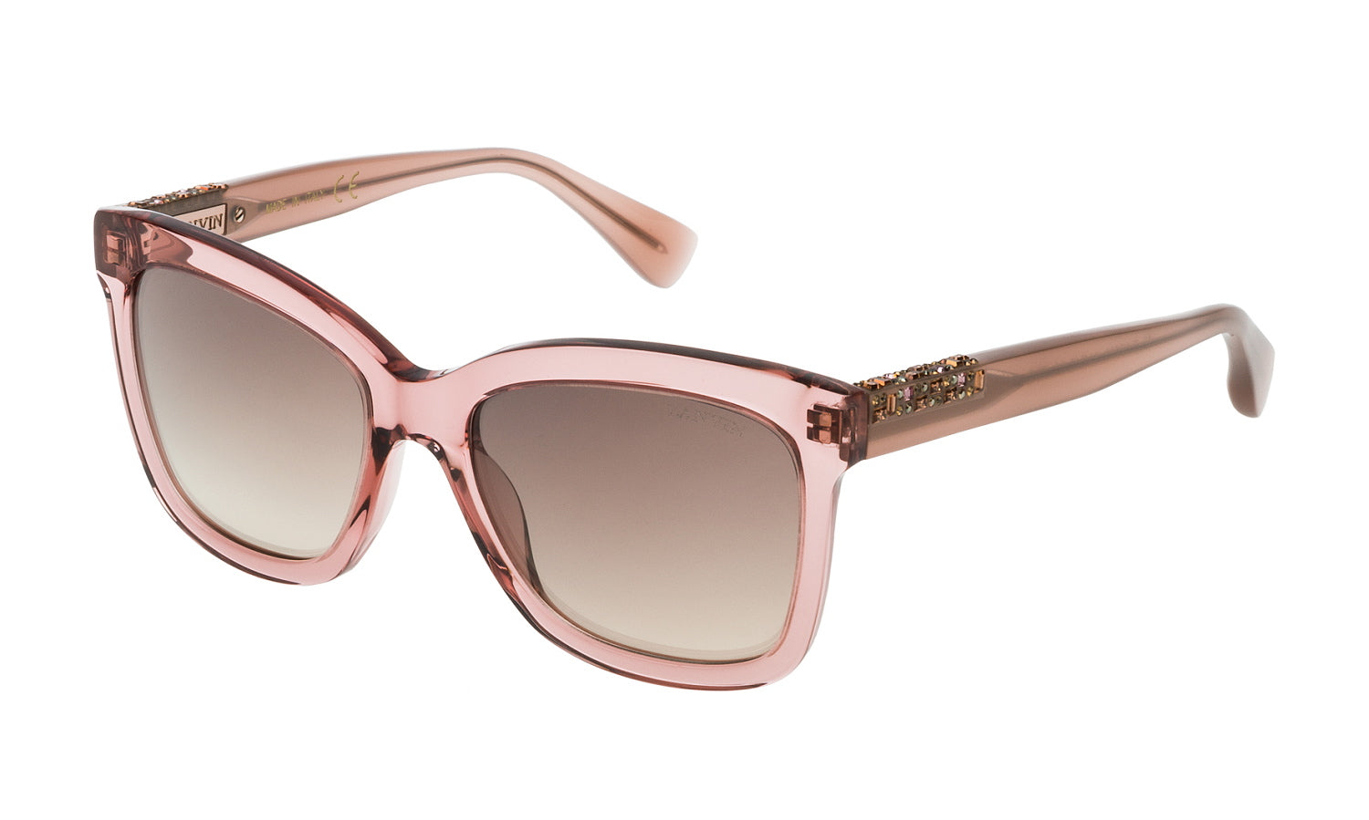 Color_06HB - Shiny Peachy Pink - Brown Gradient / Mirror Bronze