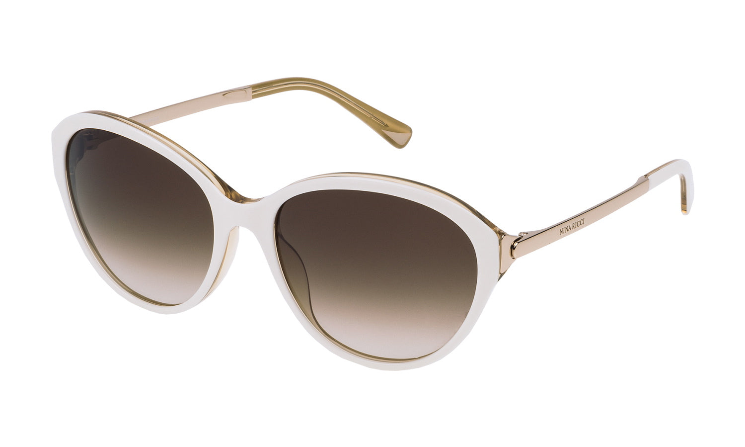 Color_0ALG - Shiny White + Transp.Yellow - Brown Gradient