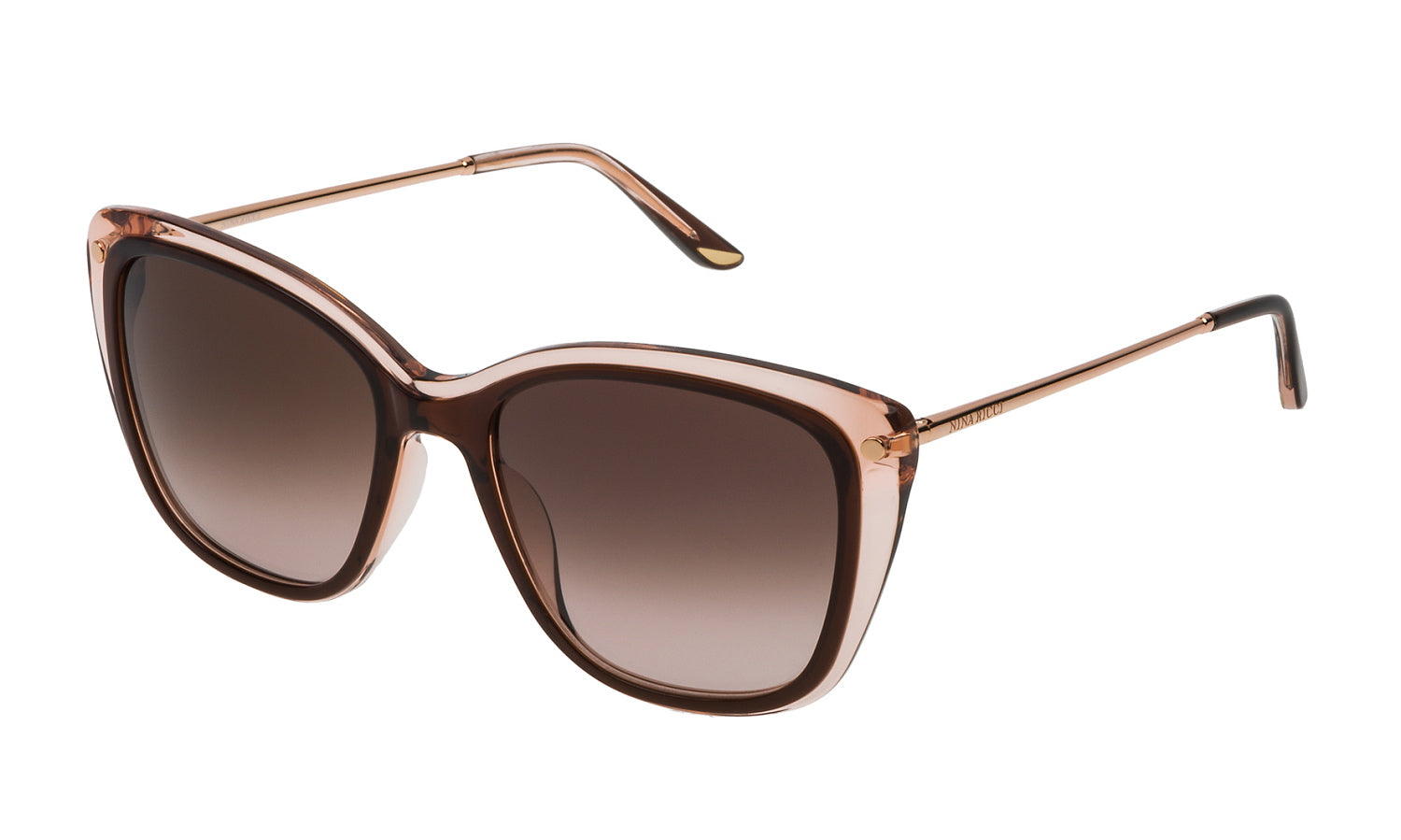 Color_09AL - Brown + Opaline Light Pink - Brown Gradient Pink