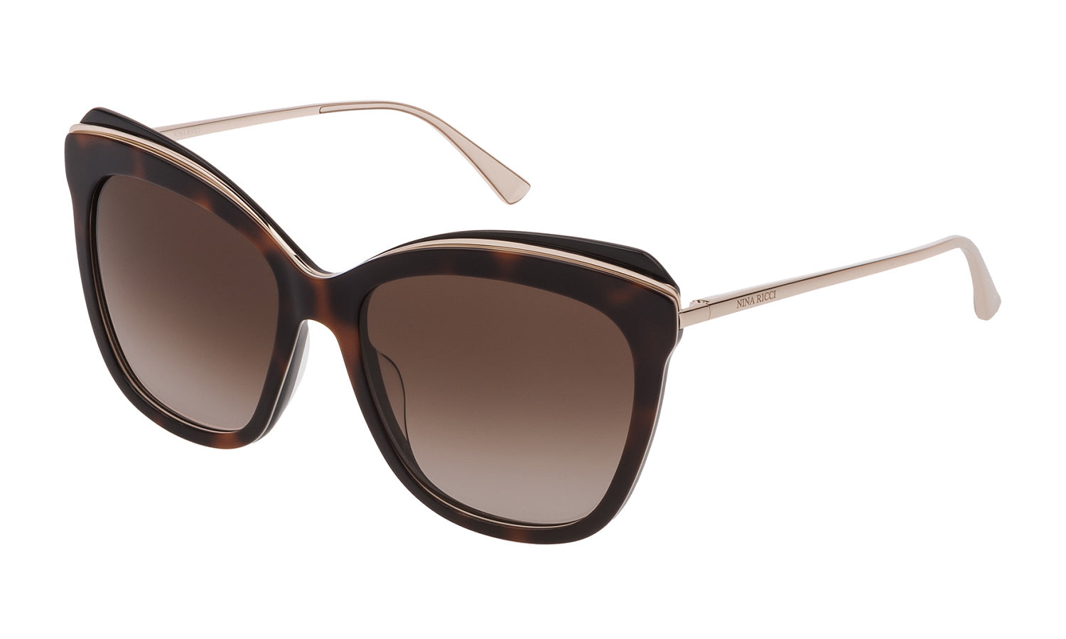 Color_02A1 - Black + White + Havana - Brown Gradient