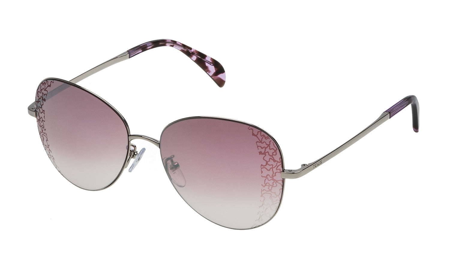 Color_579X - Shiny Palladium - Violet Gradient / Mirror Silver