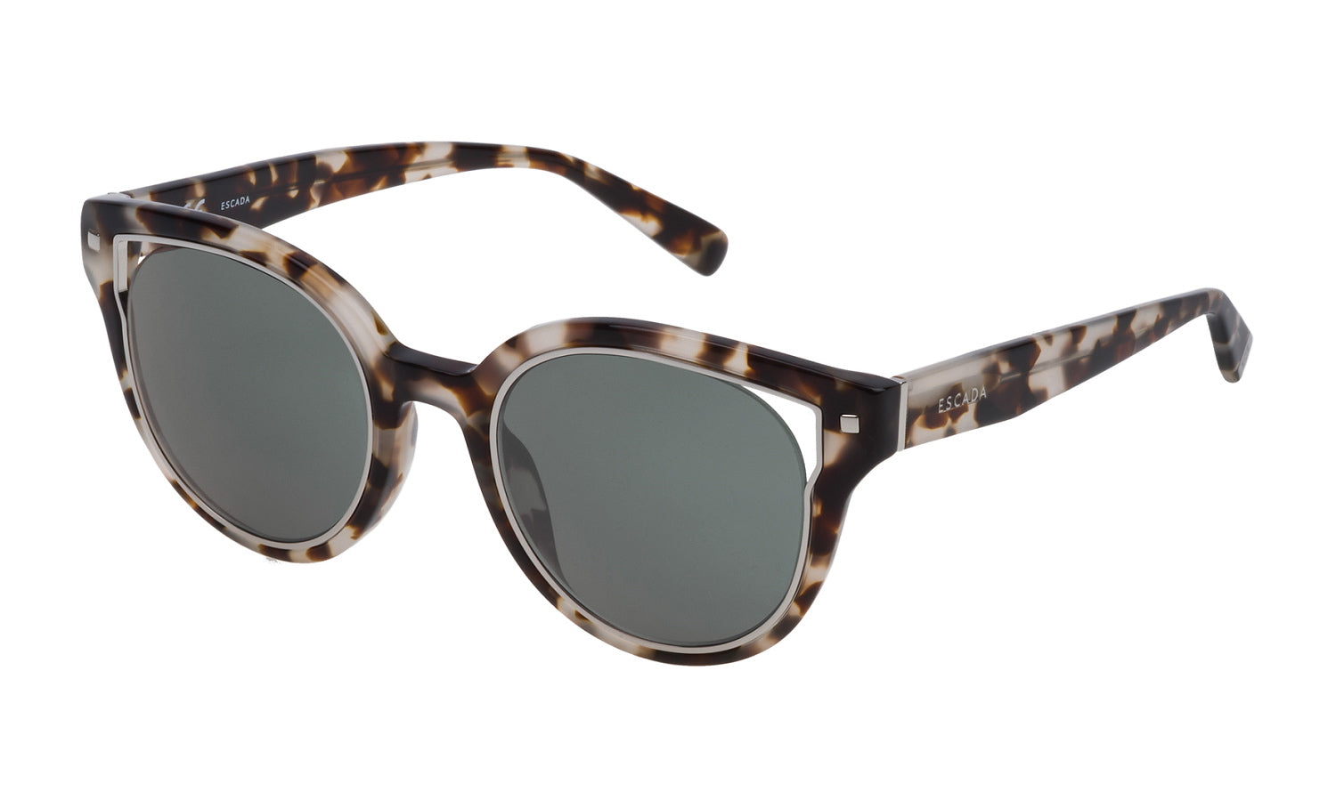 Color_ALCV - Sh.Beige Feather Havana - Smoke / Mirror Pink