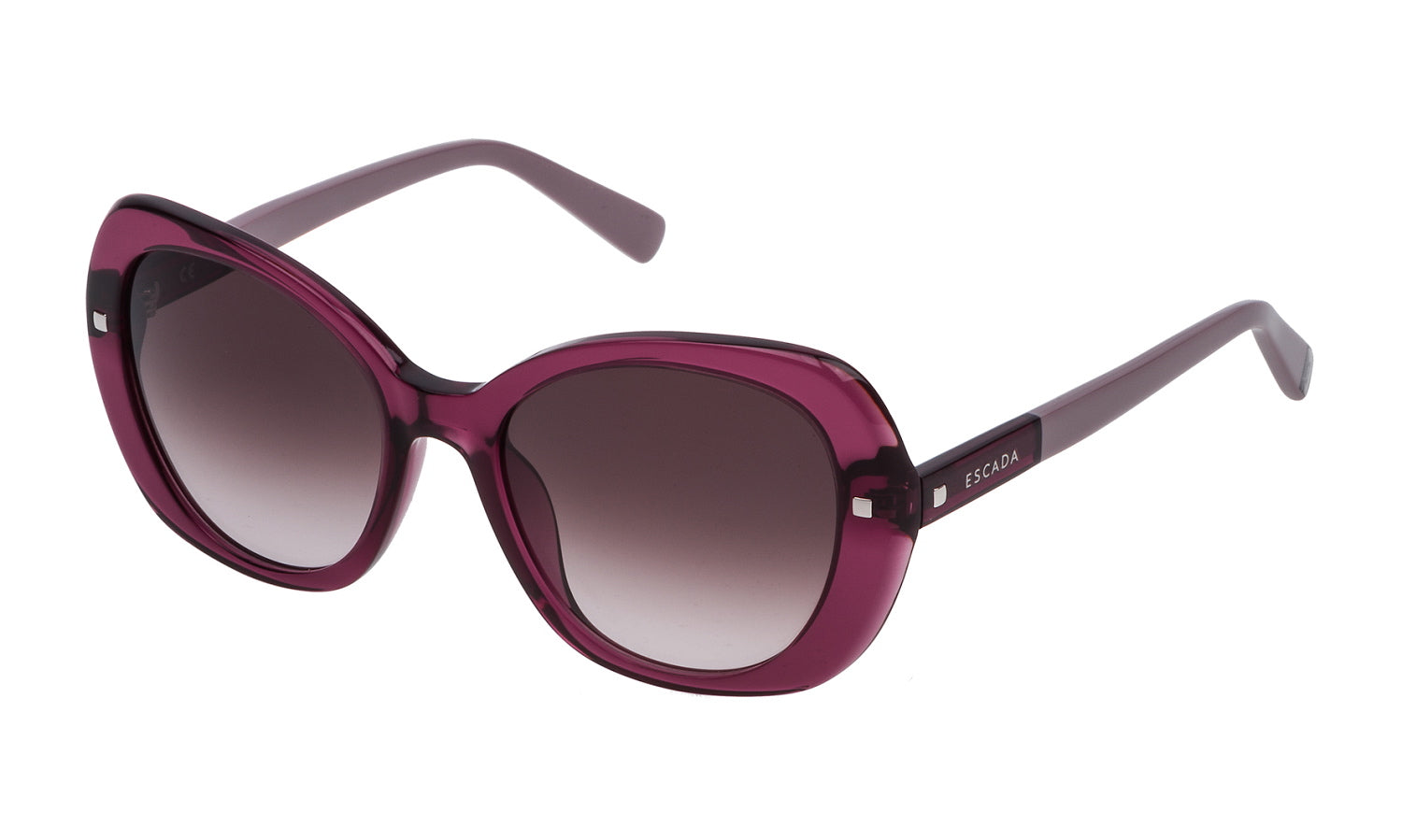 Color_0W48 - Shiny Transparent Plum Purple - Brown Gradient Pink