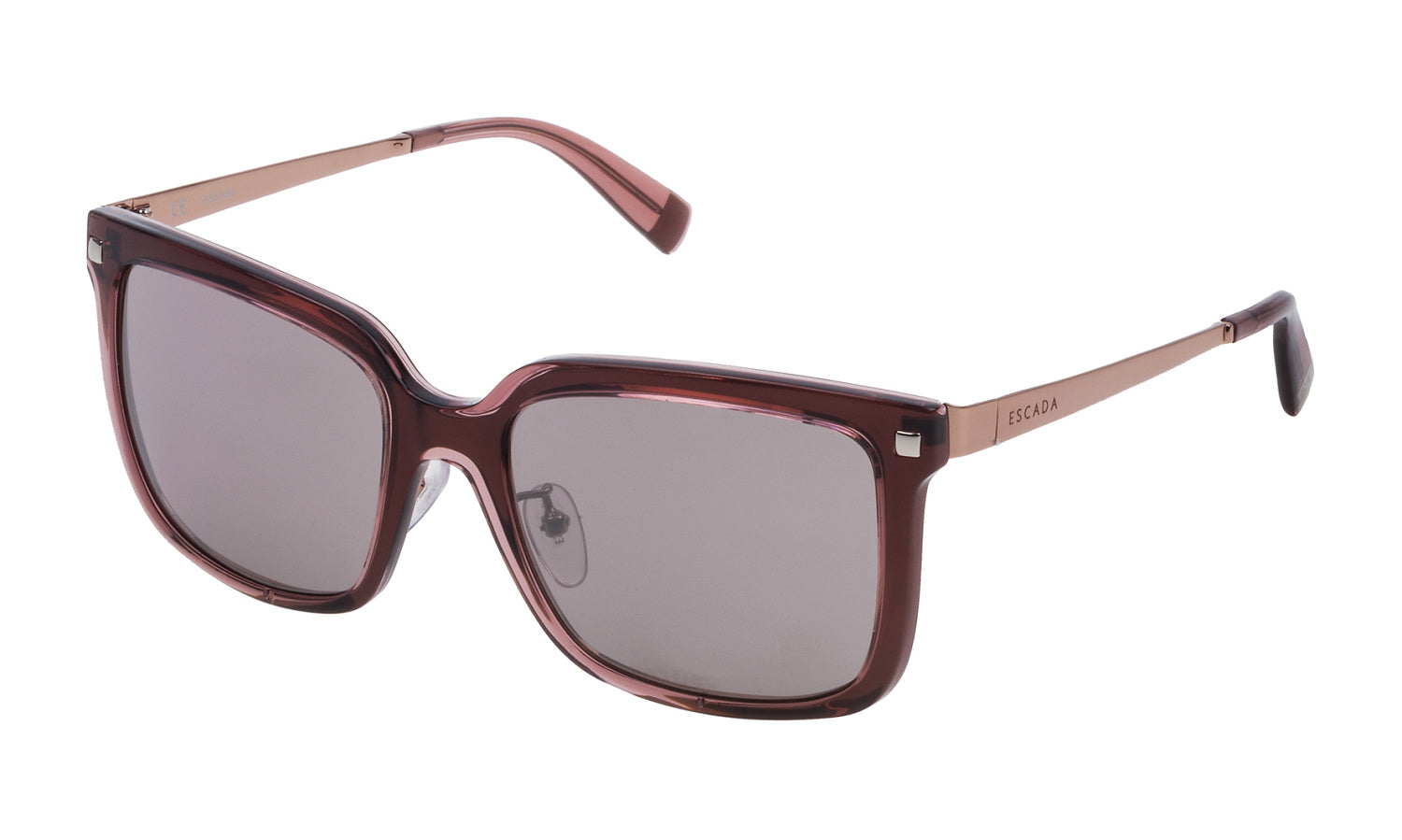 Color_830X - Shiny Transp.Mauve - Brown / Mirror Silver