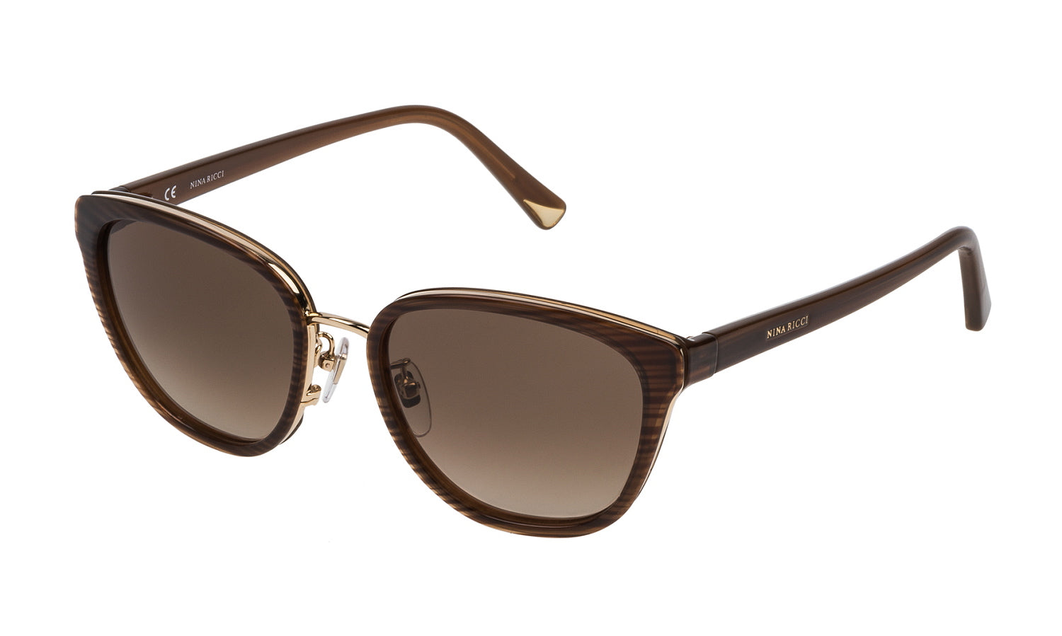 Color_06YZ - Shiny Streaked Beige - Brown Gradient