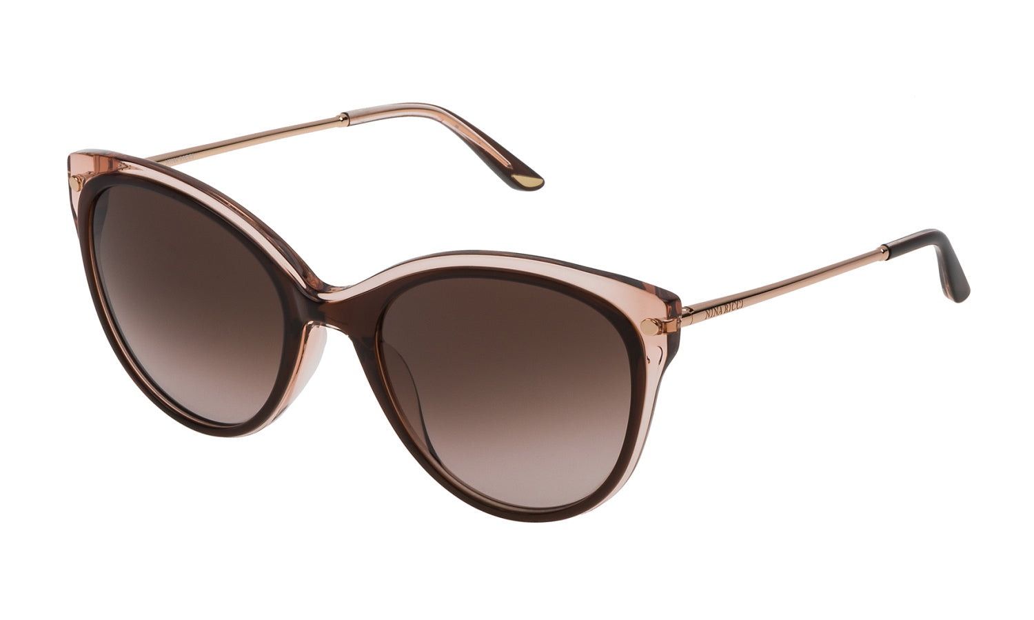 Color_09AL - Brown + Opaline Light Pink - Brown Gradient Pink