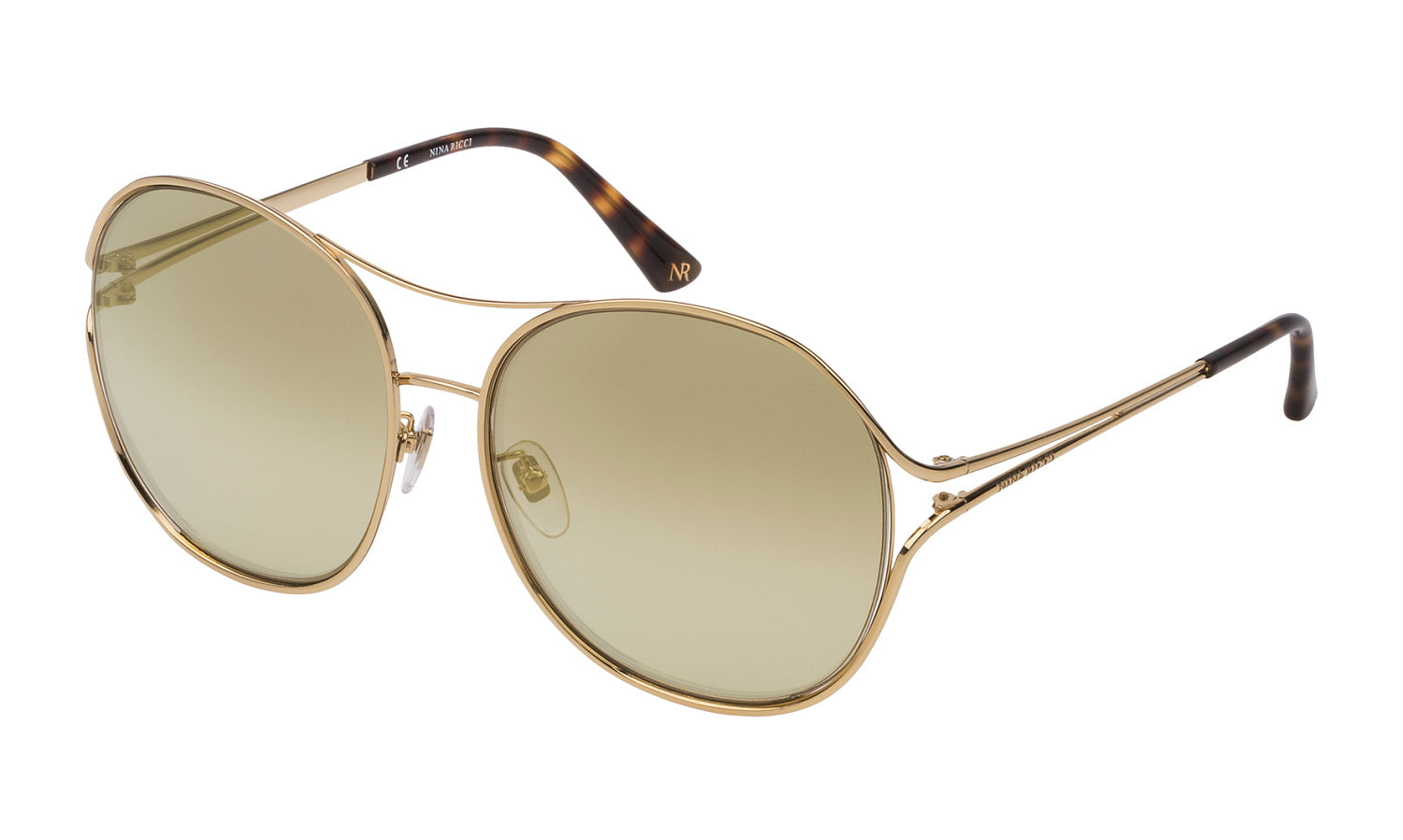 Color_300G - Shiny Rose Gold - Smoke Gradient / Mirror Gold