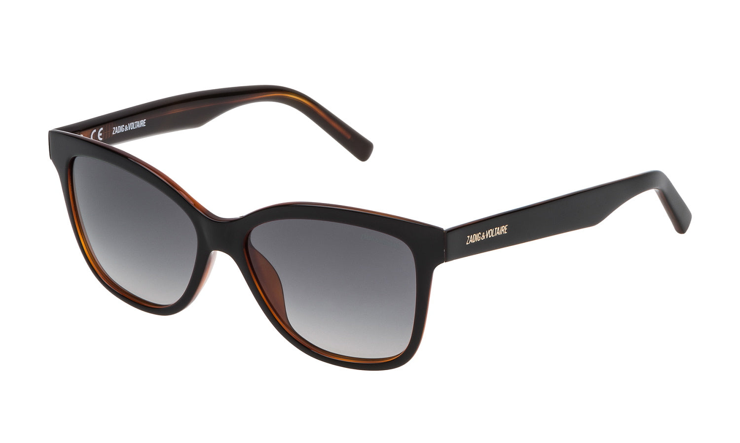 Color_09TC - Black + Shiny Havana - Smoke Gradient Beige