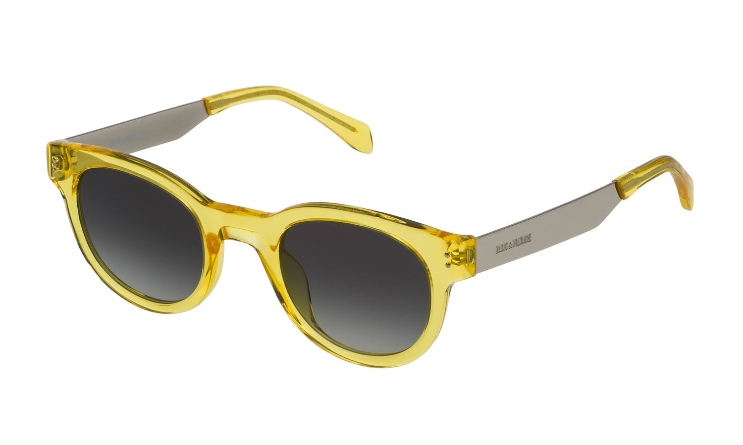 Color_0730 - Shiny Transparent Lemon Yellow - Smoke Gradient Smoke