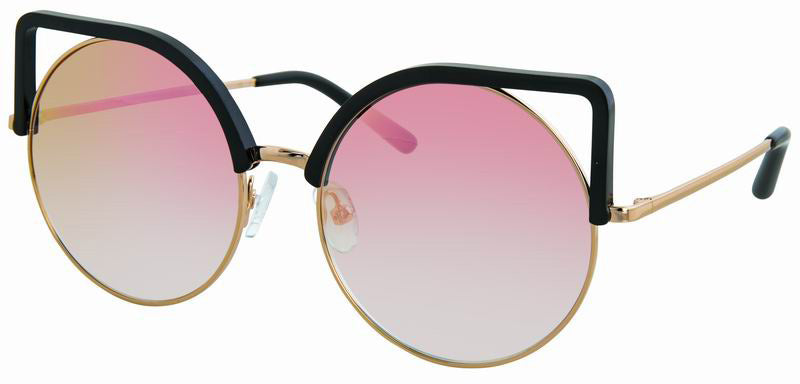 Color_MW169C11SUN - (AW17) BLACK ALU/ ROSE GOLD/ PEACH GRAD MIRROR