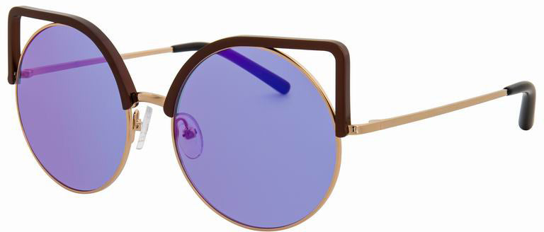 Color_MW169C3SUN - (SS17) BROWN ALU/ LIGHT GOLD/ PURPLE REVO