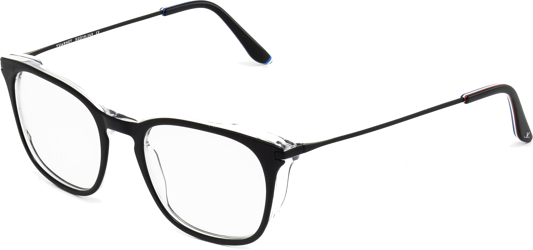 Color_FRAME + CLIP - VL190600011121 - CLIP-0N 1906 Noir mat / Cristal / Pure Grey