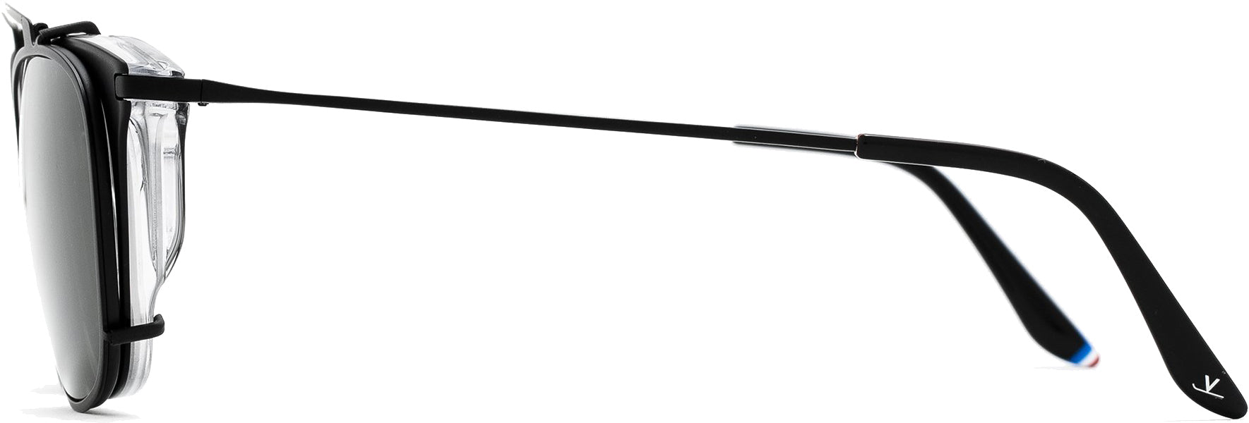 Color_FRAME + CLIP - VL190600011121 - CLIP-0N 1906 Noir mat / Cristal / Pure Grey
