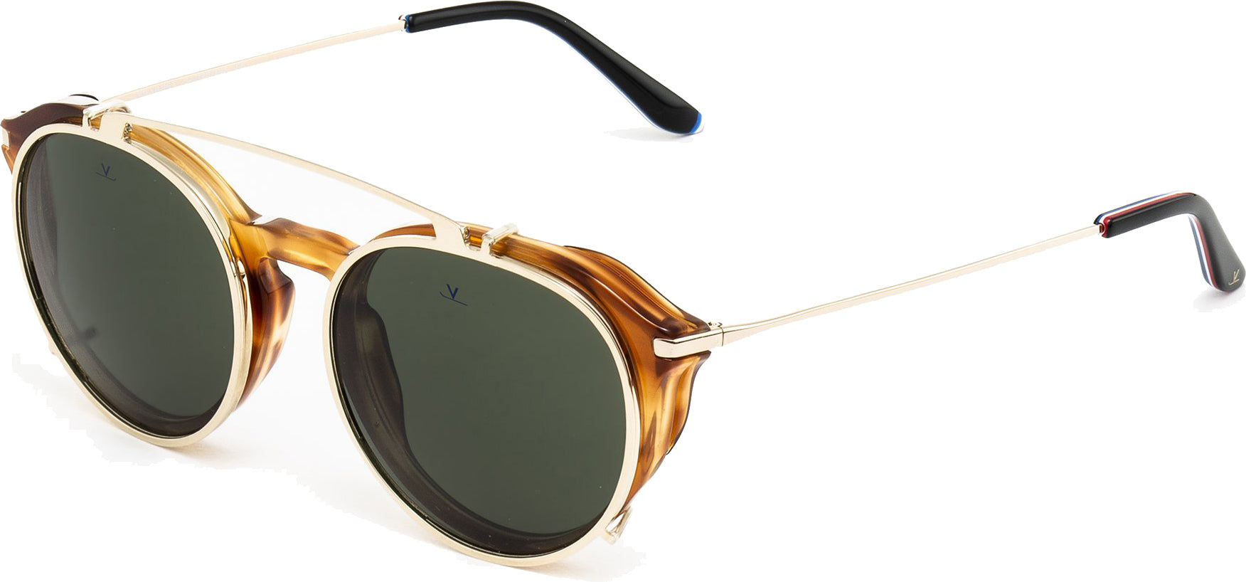 Color_FRAME + CLIP - VL190500031121 - CLIP-ON 1905 Ecaille / Doré / Pure Grey