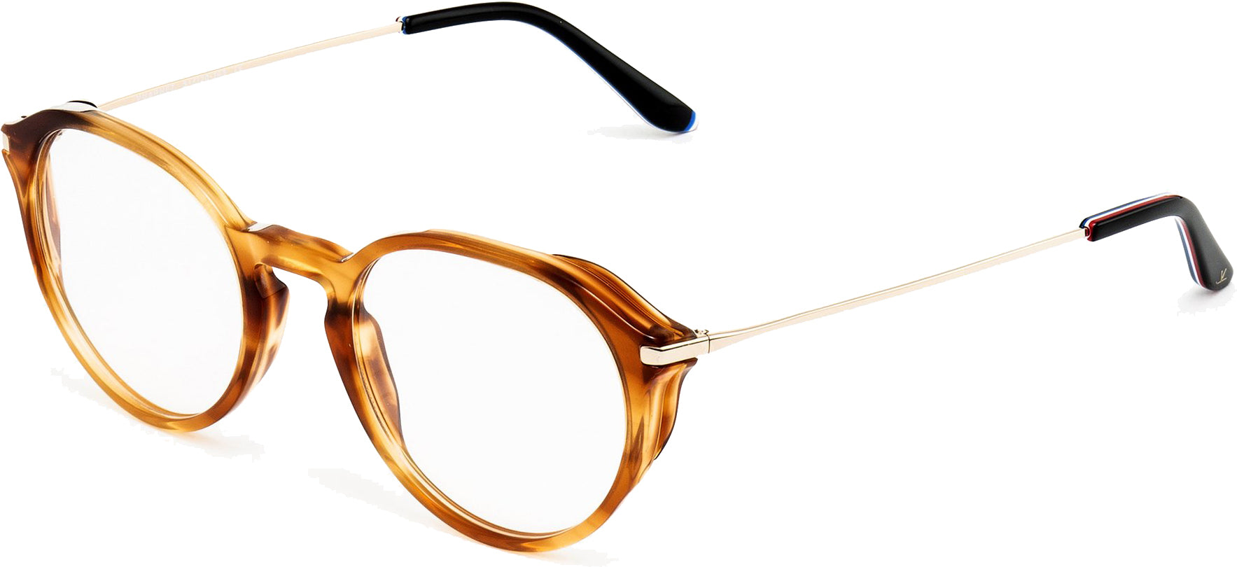 Color_FRAME + CLIP - VL190500031121 - CLIP-ON 1905 Ecaille / Doré / Pure Grey