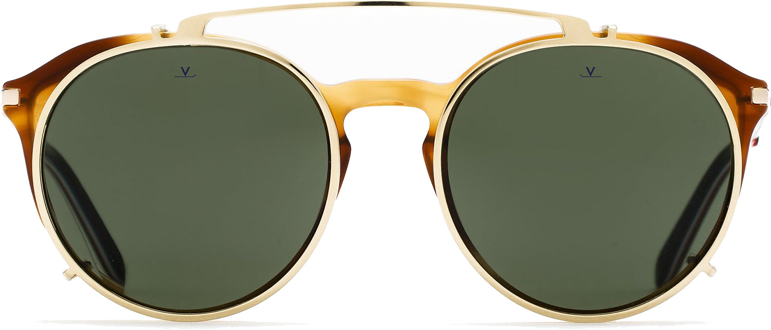 Color_FRAME + CLIP - VL190500031121 - CLIP-ON 1905 Ecaille / Doré / Pure Grey