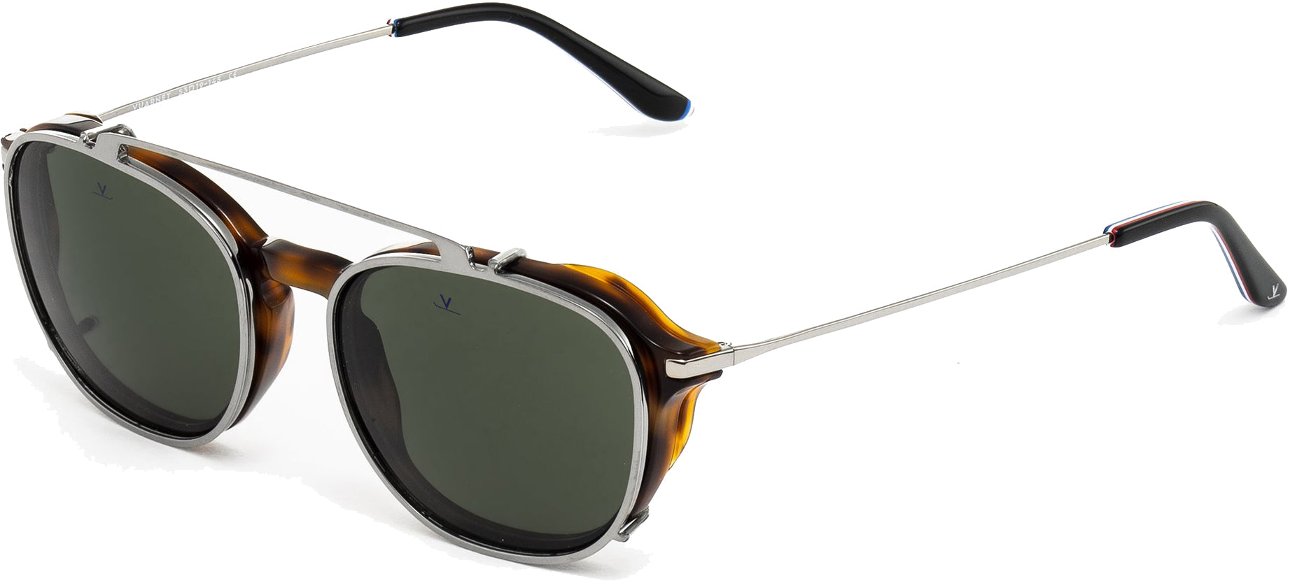 Color_FRAME + CLIP - VL190400021121 - CLIP-ON 1904 Ecaille / Ruthénium / Pure Grey