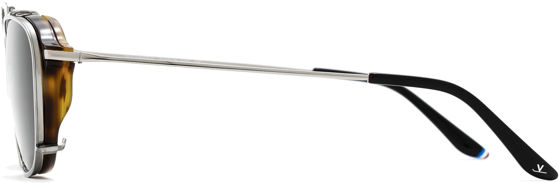 Color_FRAME + CLIP - VL190400021121 - CLIP-ON 1904 Ecaille / Ruthénium / Pure Grey