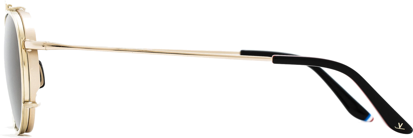 Color_FRAME + CLIP - VL190300022121 - CLIP-ON 1903 Doré / Pure Brown