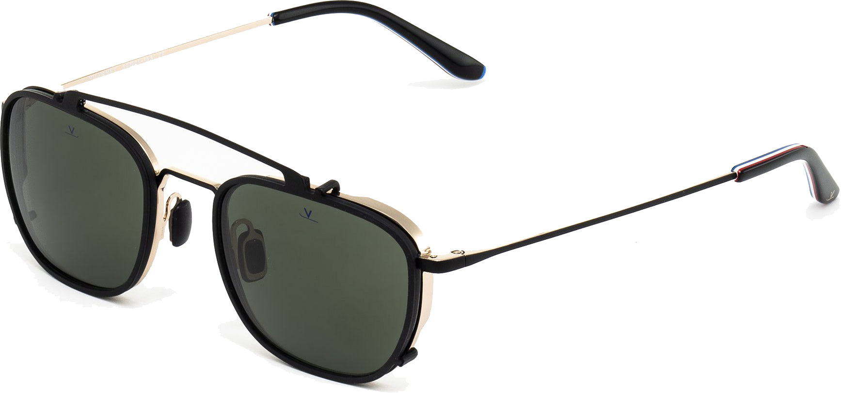 Color_FRAME + CLIP - VL190200031121 - CLIP-ON 1902 Noir mat / Doré / Pure Grey