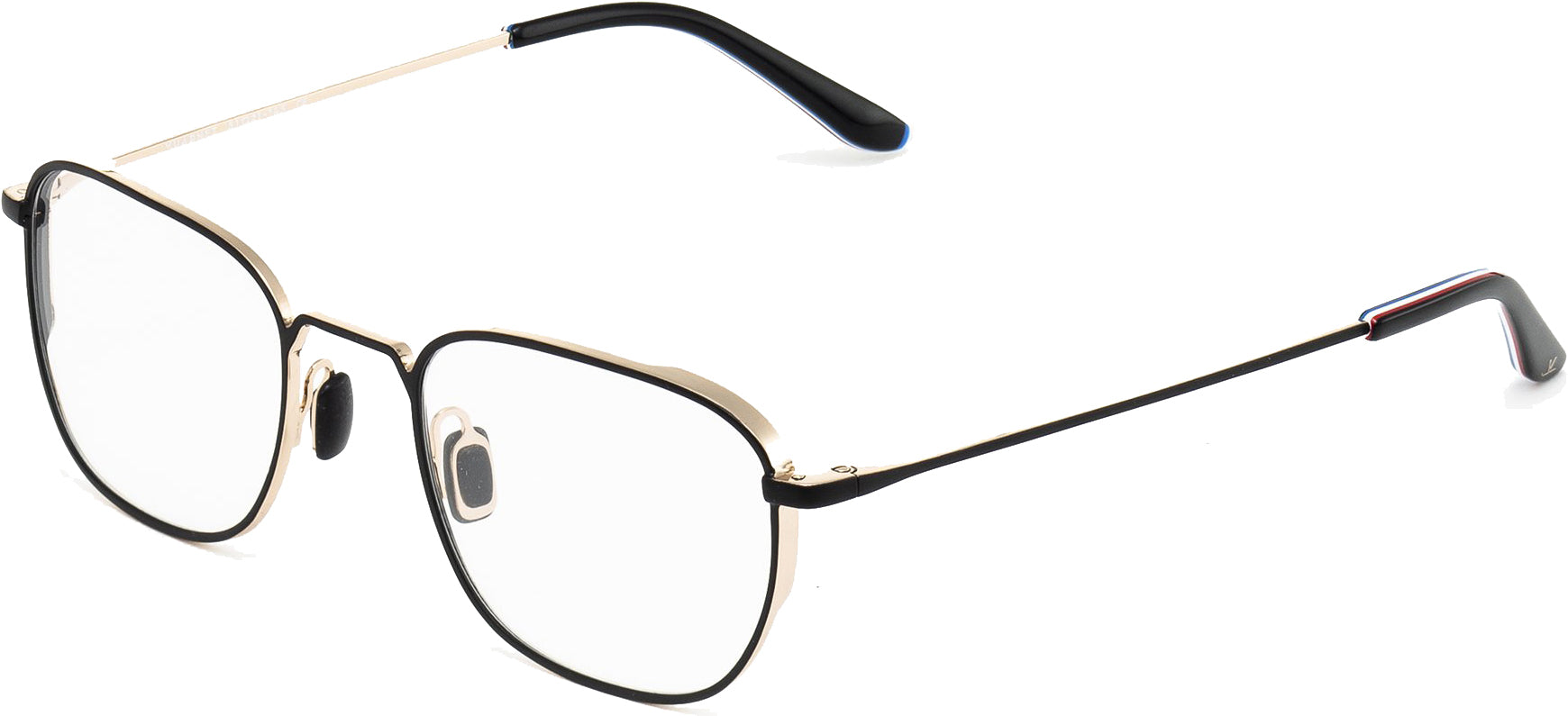 Color_FRAME + CLIP - VL190200031121 - CLIP-ON 1902 Noir mat / Doré / Pure Grey